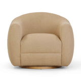 Judy Boucle Swivel Accent Chair