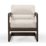 Palma Contract-Grade Textured Weave Fabric Accent Chair