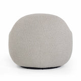 Tiago Warm Grey Performance Boucle Swivel Accent Chair