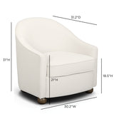 Cettie Performance Velvet Accent Chair