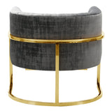 Magnolia Performance Velvet Accent Chair - Gold Base