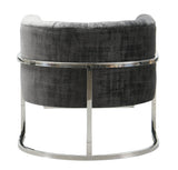 Magnolia Performance Velvet Accent Chair - Silver Base