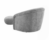 Boboli Velvet Chair and Ottoman Set
