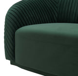 Yara 90.6" Pleated Performance Velvet Sofa by Inspire Me! Home Decor