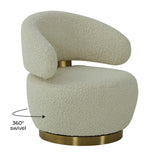 Austin Performance Fabric Swivel Accent Chair