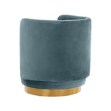 Remy Velvet Swivel Chair