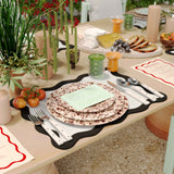 Scalloped Edge Cotton Placemat - Set of 4
