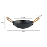 Verma Black Hammered Iron Catchall