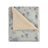 Rosabel Washed Denim Teddy-Backed Throw, 2 MOQ
