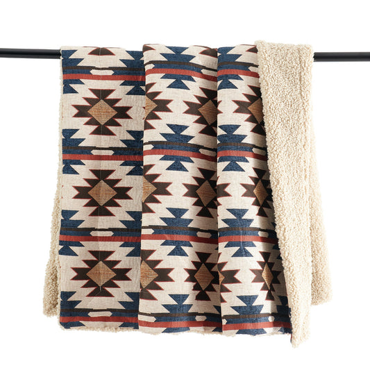 Mariella Chenille Teddy-Backed Throw, 2 MOQ