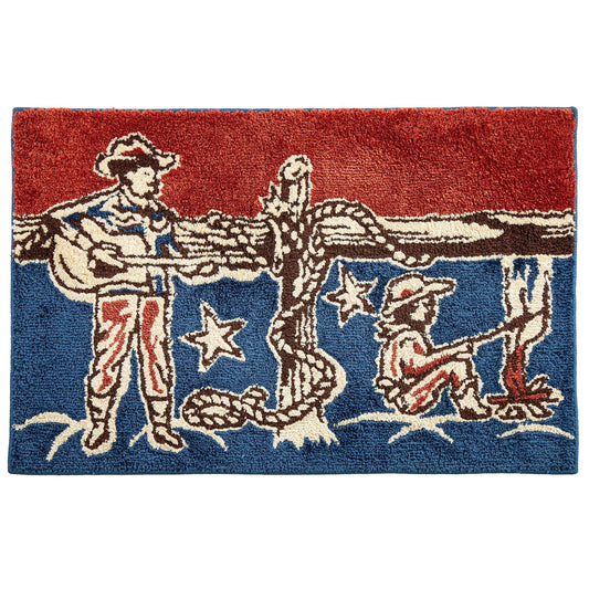 Patchwork Bandana Jacquard Bath & Kitchen Rug, 2 MOQ