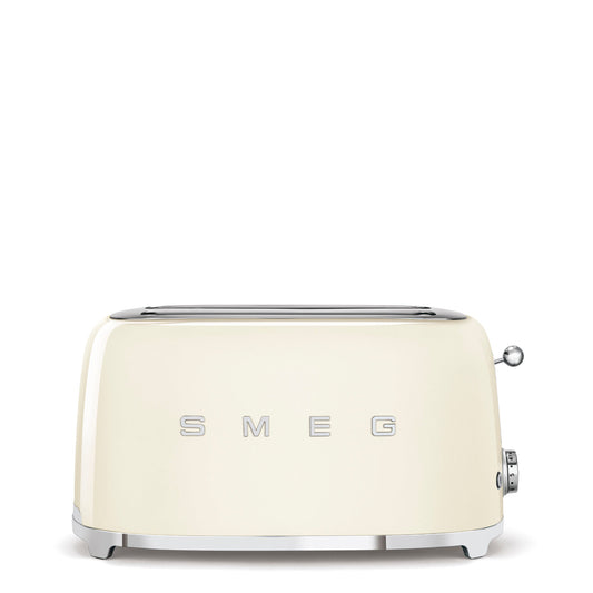 4-Slice Toaster (Long Slots) - Retro-Style Cream