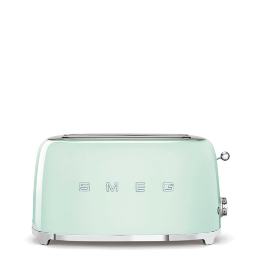 4-Slice Toaster (Long Slots) - Retro-Style Pastel Green