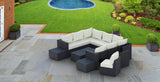 Transformer Patio Conversation Set - Modular 3 Piece to 5