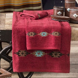 Socorro Embroidered 3PC Towel Set, Turquoise, 2 MOQ