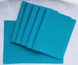 Cotton Placemats Set of 6 - Cloth Placemats