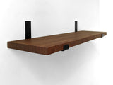 Thick Mahogany Board only (for Cascade Iron J Brackets) | Brackets fulfilled by Cascade Iron