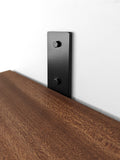 Thick Mahogany Board only (for Cascade Iron J Brackets) | Brackets fulfilled by Cascade Iron