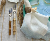 Light Blue Linen Napkins