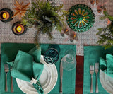 Green Cotton Napkins