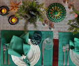 Cotton Placemats Set of 6 - Cloth Placemats
