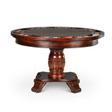 Tournament Game Table and Chairs, 6-Piece, Black (Table & 4 Side Chairs)