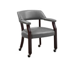Tournament Game Table and Chairs, 6-Piece, Gray (Table & 4 Chairs)