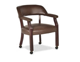 Tournament, Game Table and Chairs, 6-Piece, Brown (Table & 4 Side Chairs)