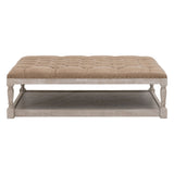 Townsend Tufted Upholstered Rectangle Coffee Table