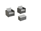 Transformer Patio Conversation Set - Modular 3 Piece to 5