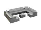 Transformer Patio Conversation Set - Modular 9 Piece to 15