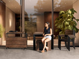 Transformer Outdoor Bar Cart - Panel Storage