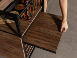 Transformer Outdoor Bar Cart - Panel Storage