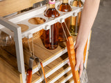 Transformer Outdoor Bar Cart - Panel Storage