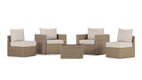 Transformer Patio Conversation Set - Modular 3 Piece to 5