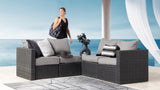 Transformer Patio Conversation Set - Modular 3 Piece to 5