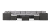 Transformer Patio Conversation Set - Modular 9 Piece to 15