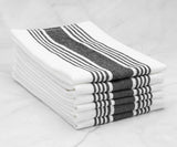 Striped Napkins - Cloth Napkins Set of 6