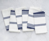 Striped Napkins - Cloth Napkins Set of 6