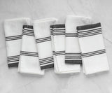 Black Striped Napkin