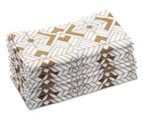 Printed Napkins - Metallic Gold Foil Napkins