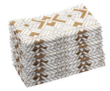 Printed Napkins - Metallic Gold Foil Napkins
