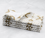 Custom Print Metallic Cotton Napkins - Customized Napkins