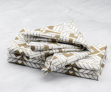 Custom Print Metallic Cotton Napkins - Customized Napkins