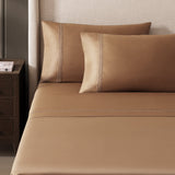 Triple Luxe Sateen Sheet Set | Hotel Collection Caramel