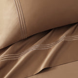Triple Luxe Sateen Sheet Set | Hotel Collection Caramel