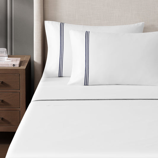 Triple Luxe Sateen Sheet Set | Hotel Collection Midnight