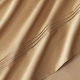 Triple Luxe Sateen Flat Sheet Honey