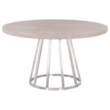 Turino 54" Round Dining Table Wood Top