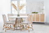 Turino 54" Round Dining Table Concrete Top